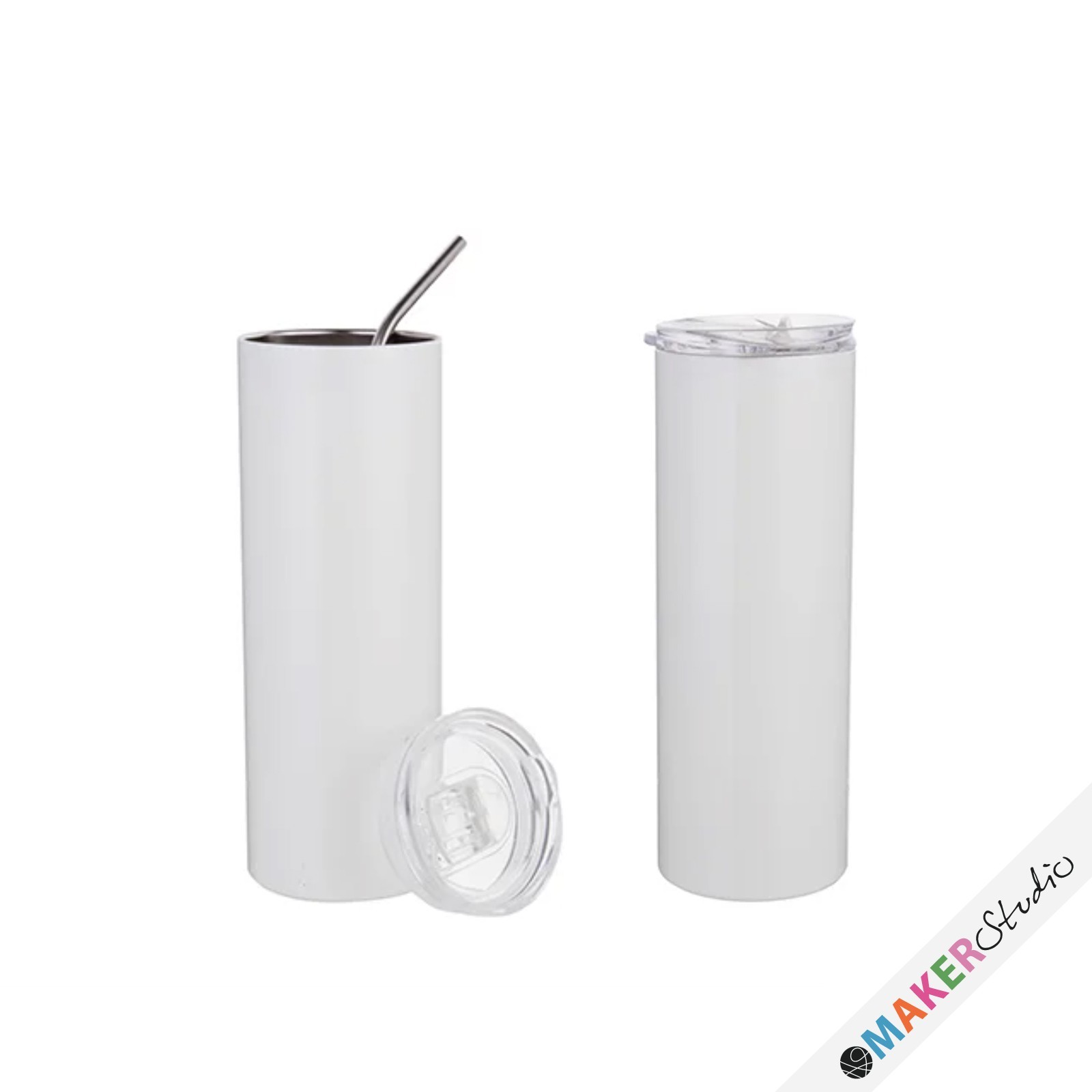 Stål tumbler 600 ml 2 stk