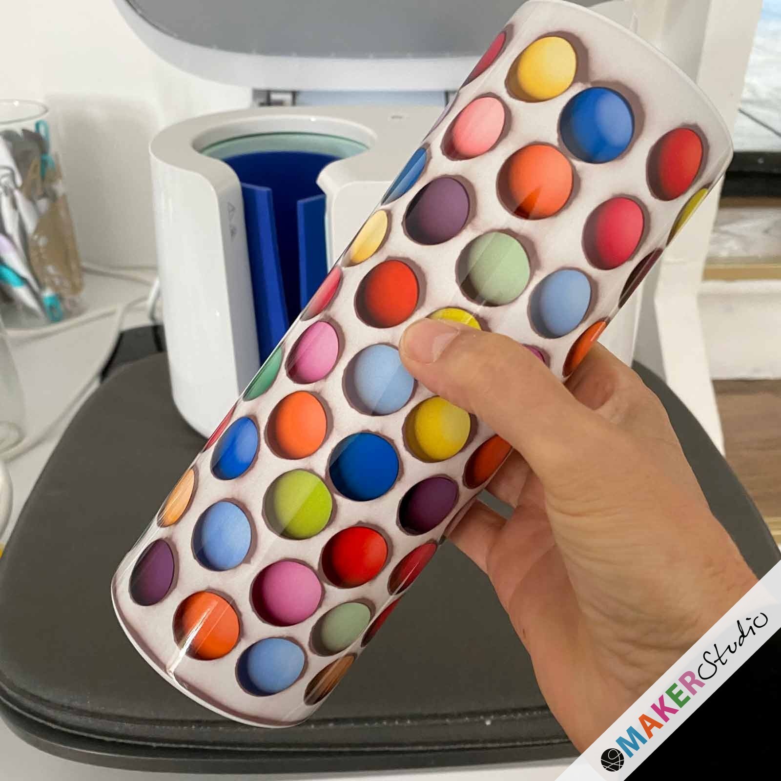 EPSON SureColor SC-F100 & MUG press