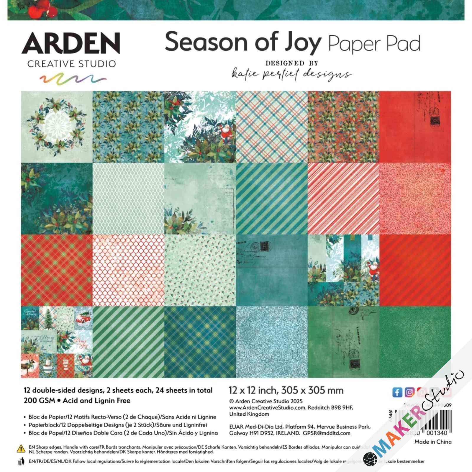 Season of Joy julepapir 24 ark