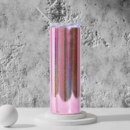Stål tumbler 600 ml Pink 2 stk