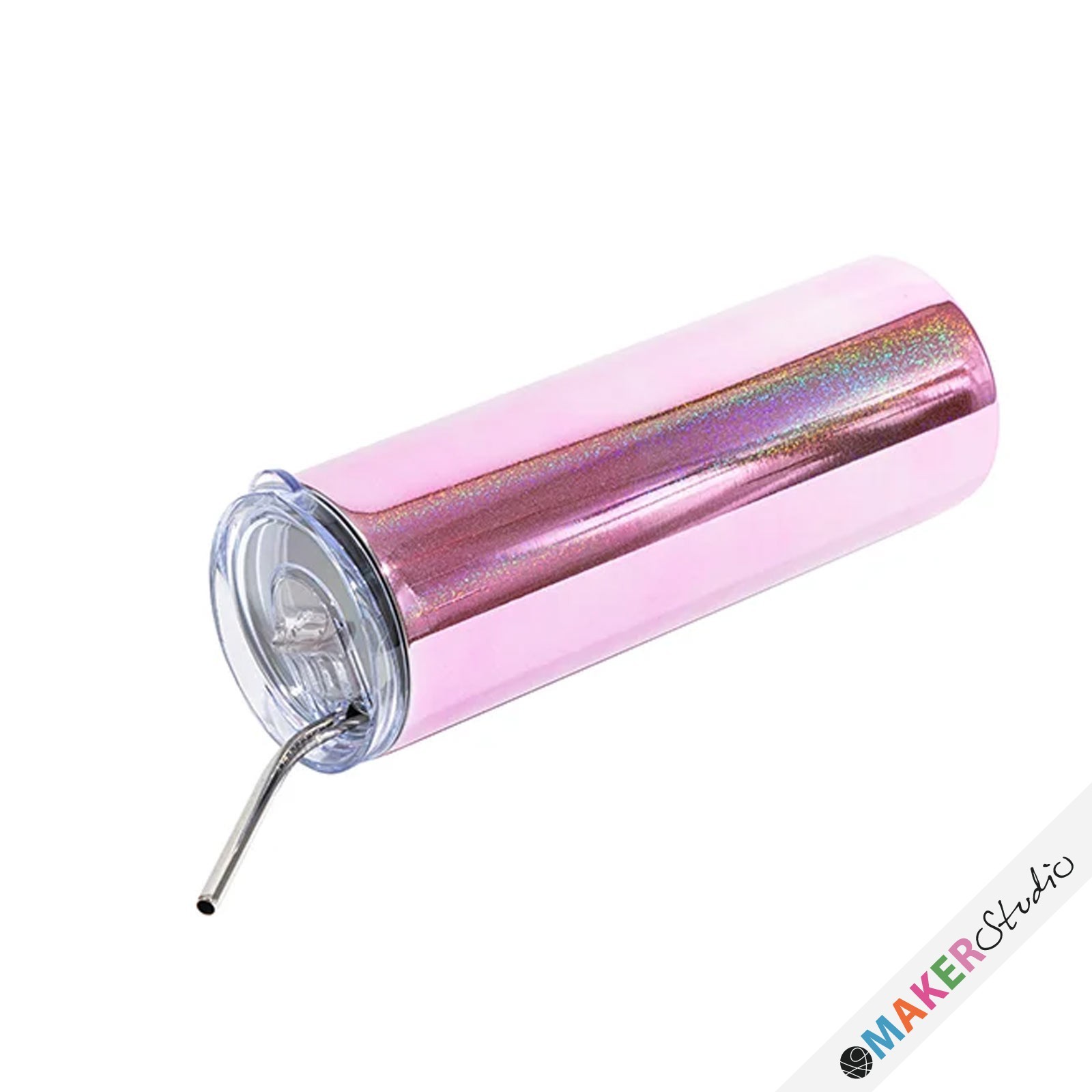 Stål tumbler 600 ml Pink 2 stk