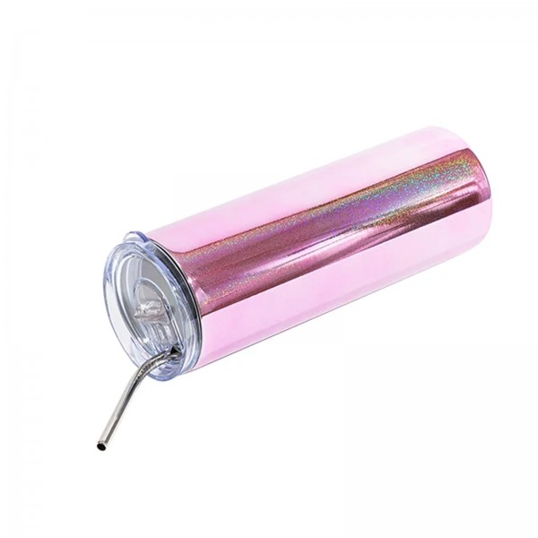 Stål tumbler 600 ml Pink 2 stk