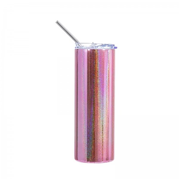 Stål tumbler 600 ml Pink 2 stk
