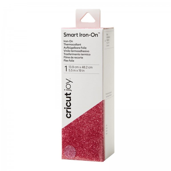 Cricut Smart Iron-On Strygefolie GLITTER PINK