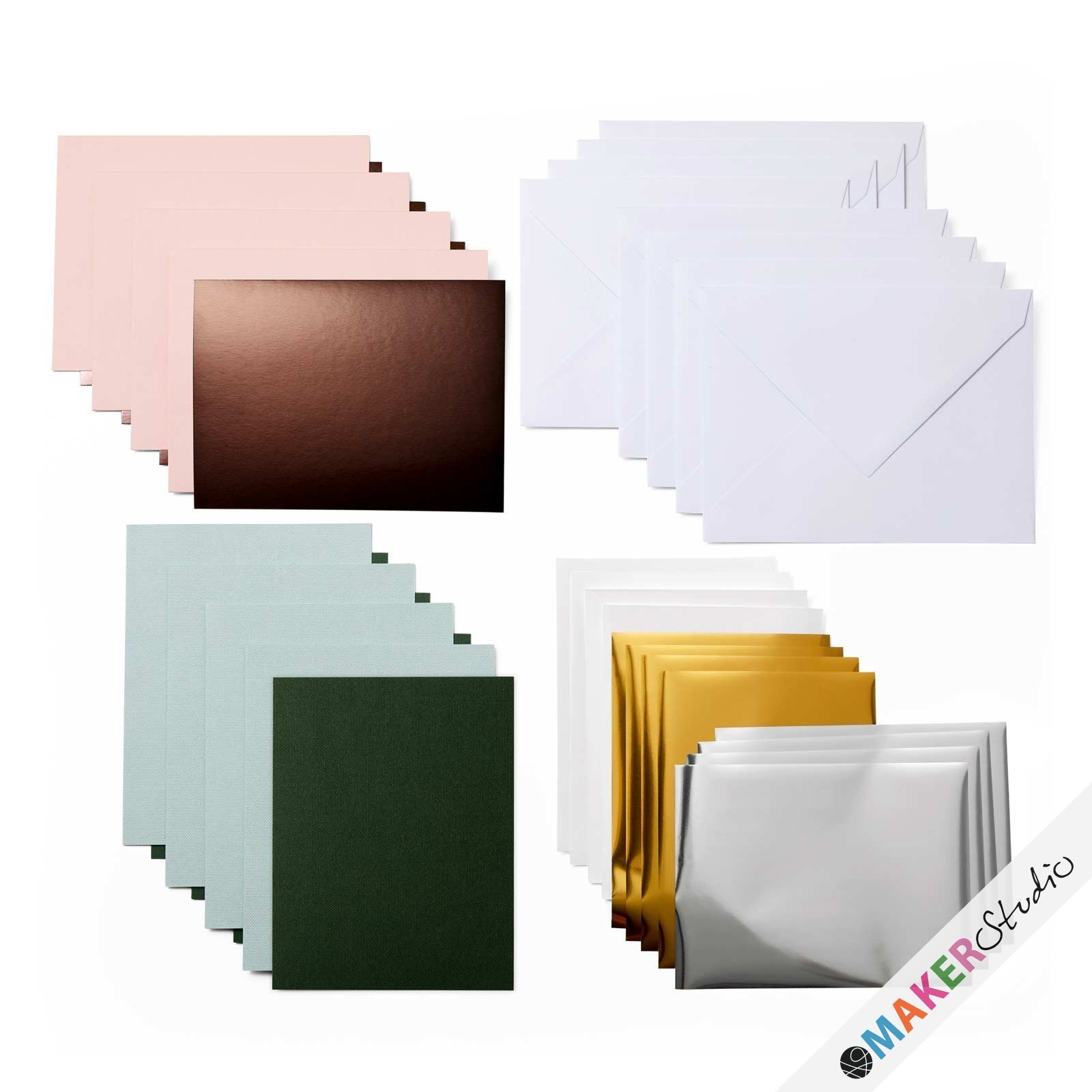 Cricut FOIL Forrest Indstik Kort - 2-PAK