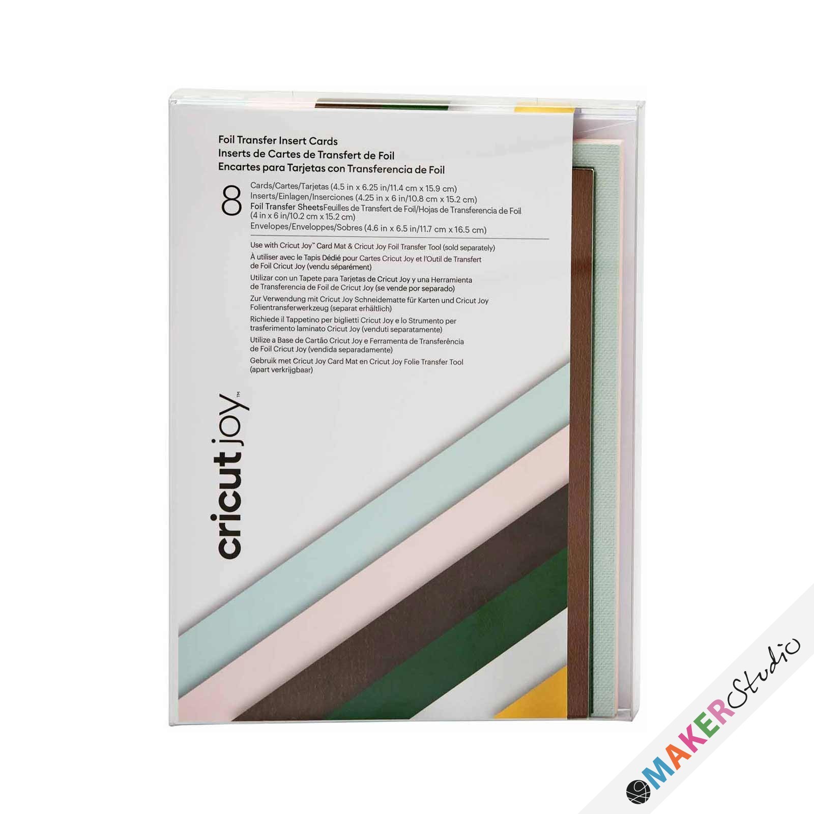 Cricut FOIL Forrest Indstik Kort - 2-PAK