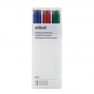 Cricut Ekstra-Bold Permanent Markers (2,5 mm) – Rød, Grøn og Blå