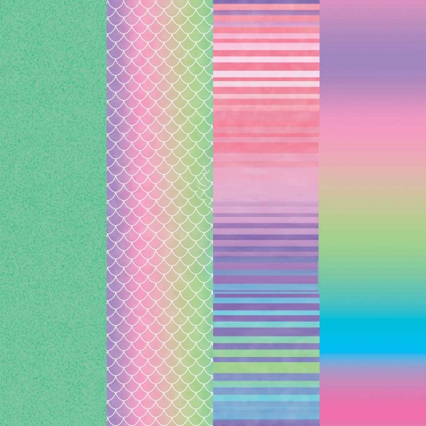 Cricut Mermaid Rainbow Infusible Ink folie 4 ark