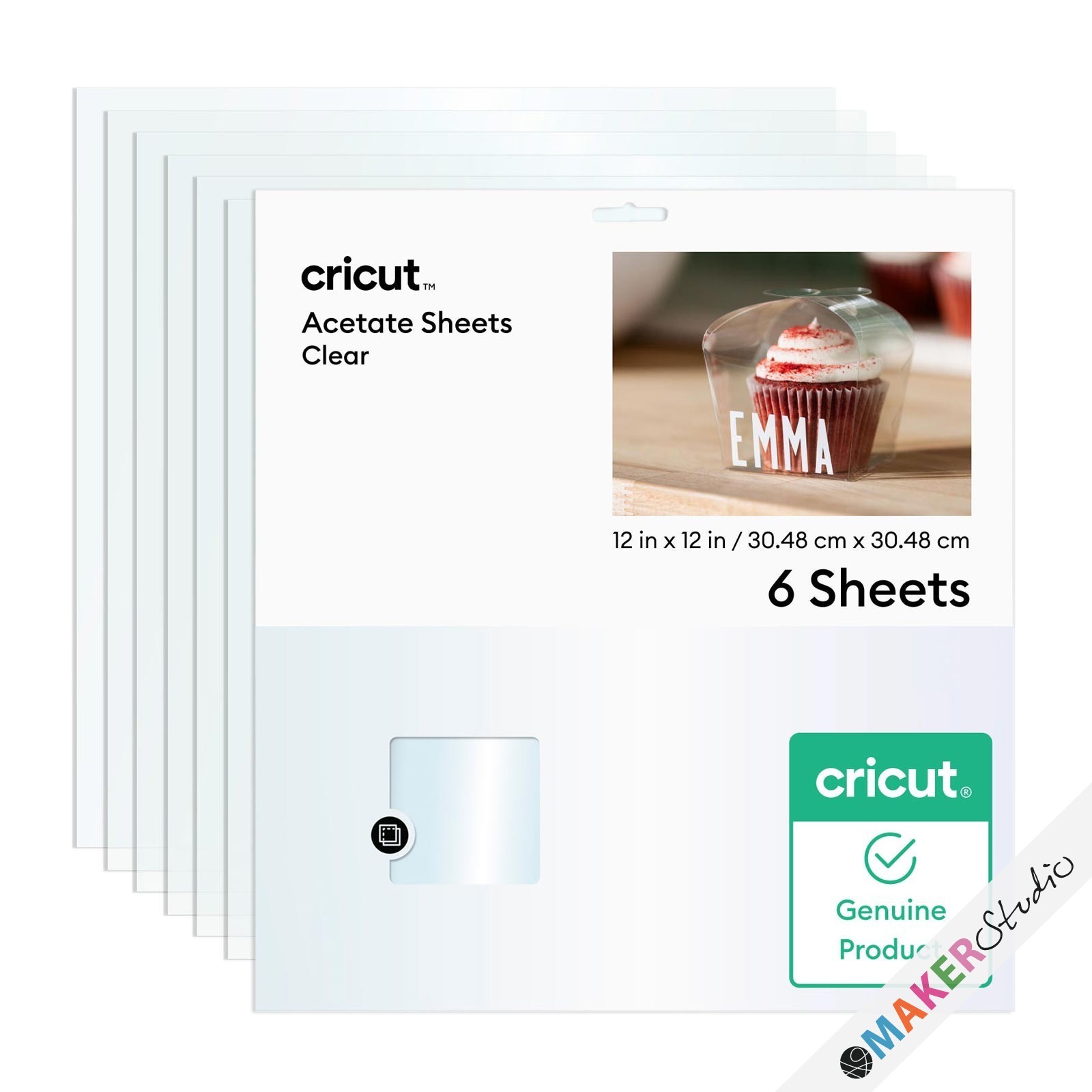 Cricut klar Acetate folie 6 Ark