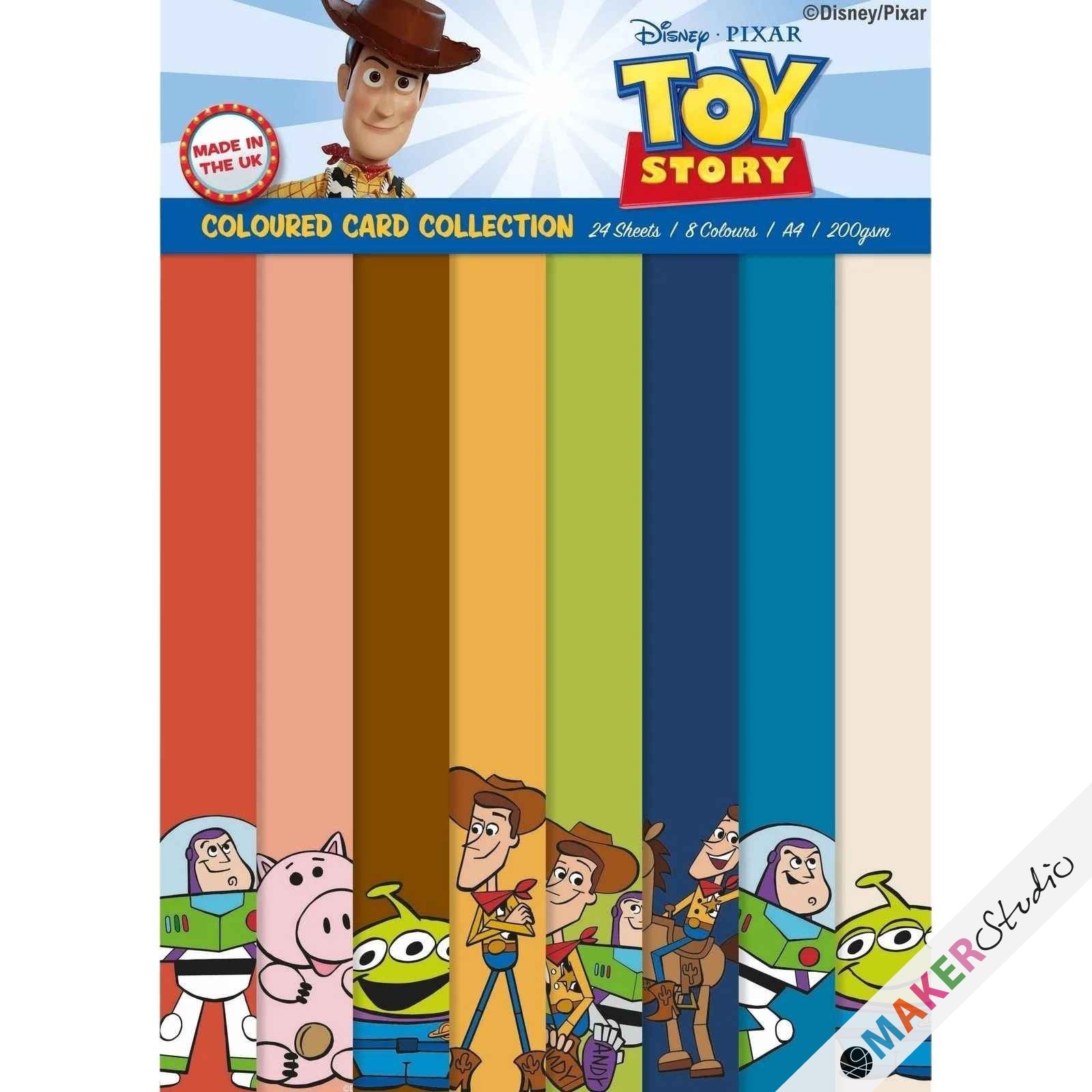 Disney karton - Toy Story og Stitch 48 ark
