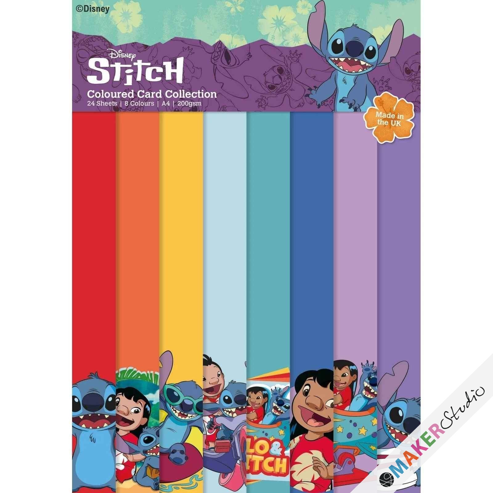 Disney karton - Toy Story og Stitch 48 ark
