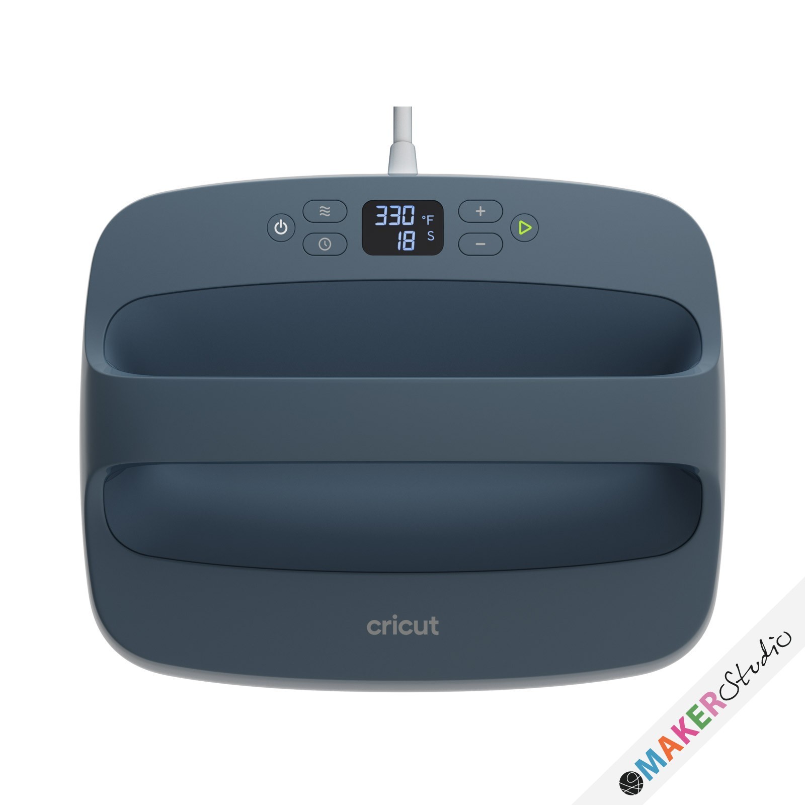 Cricut EasyPress SE 25 × 30 cm BLÅ inkl. måtte - MESSEPRIS