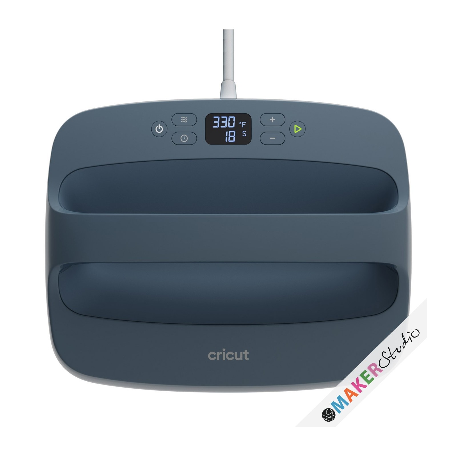 Cricut EasyPress SE 25 × 30 cm BLÅ inkl. måtte - MESSEPRIS