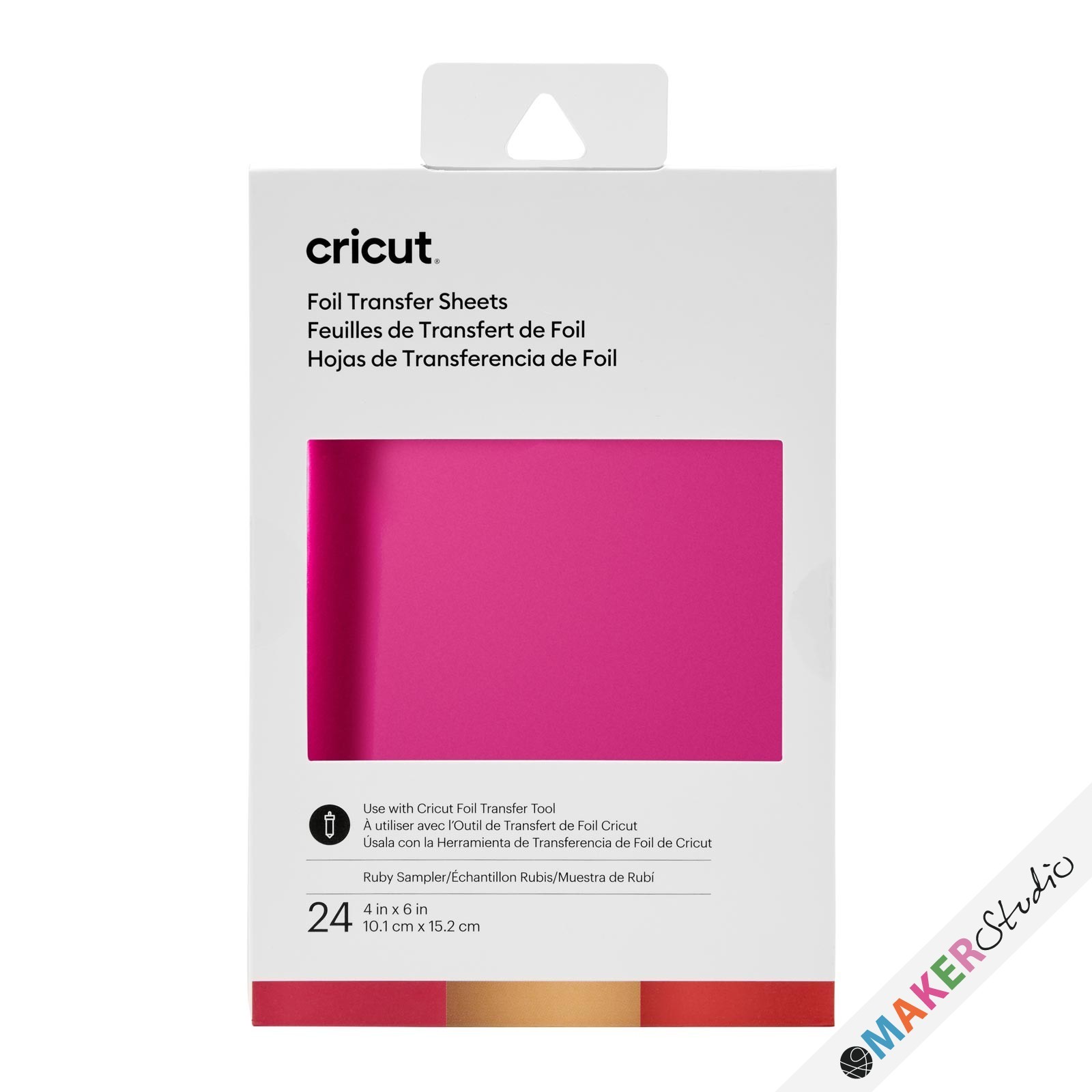 Cricut Foil Transfer Sheets Rubyl Sampler 24 ark