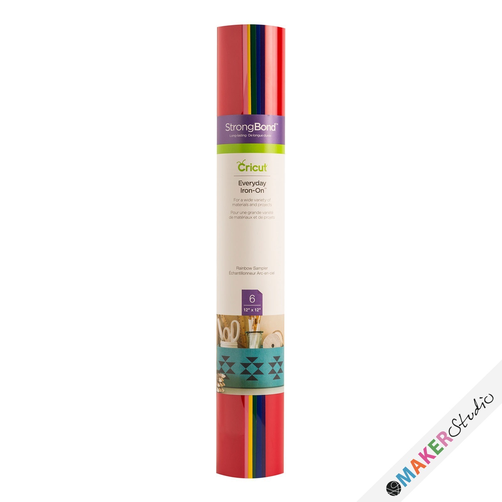 Cricut Everyday Iron-On Rainbow Sampler 6 ark