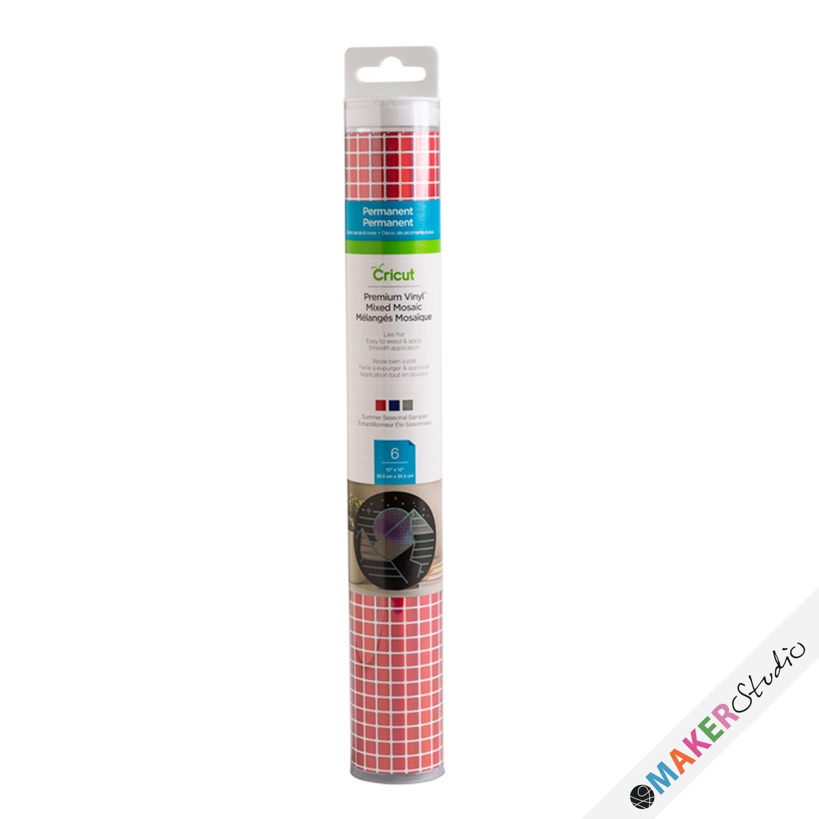 Cricut Premium Vinyl Mixed Mosaic Summer Seasonal Sampler 6 ark