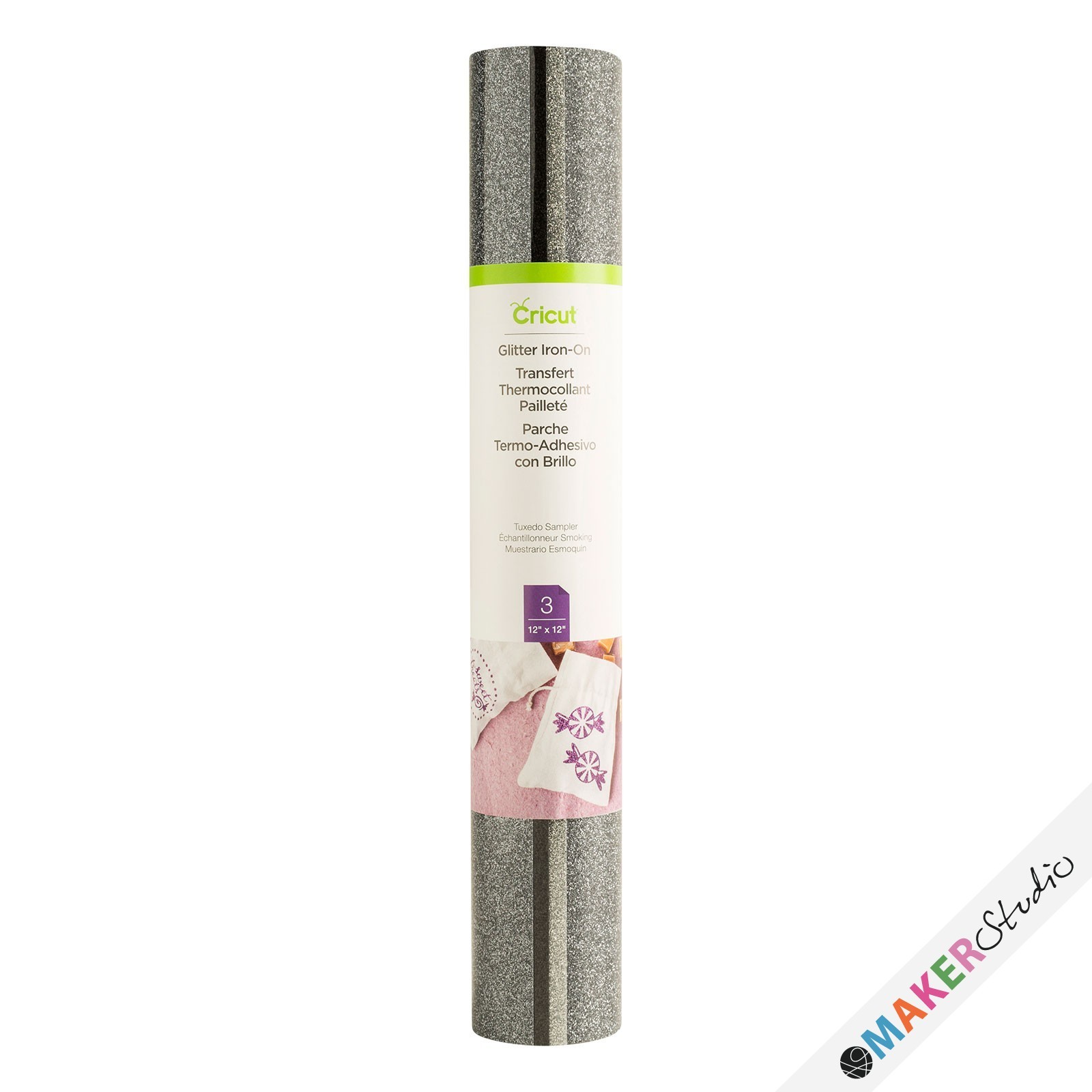 Cricut Glitter Iron-On Tuxedo Sampler 3 ARK