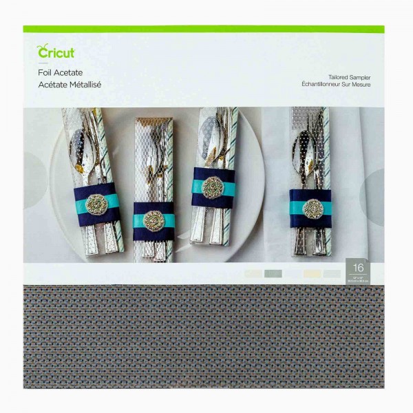 Cricut Tailored Foil Acetate Sampler 16 ark