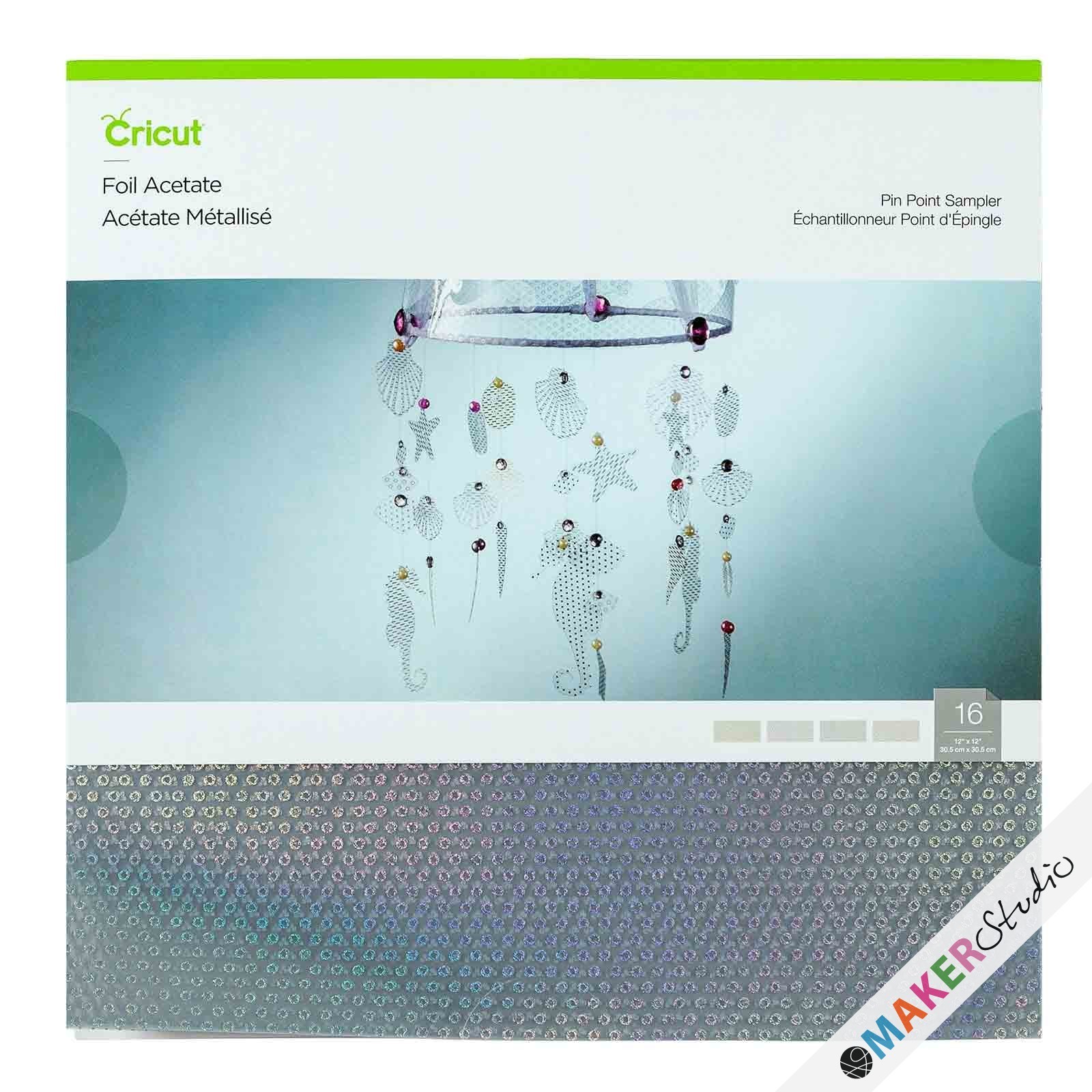 Cricut Pinpoint Foil Acetate Sampler 16 ark