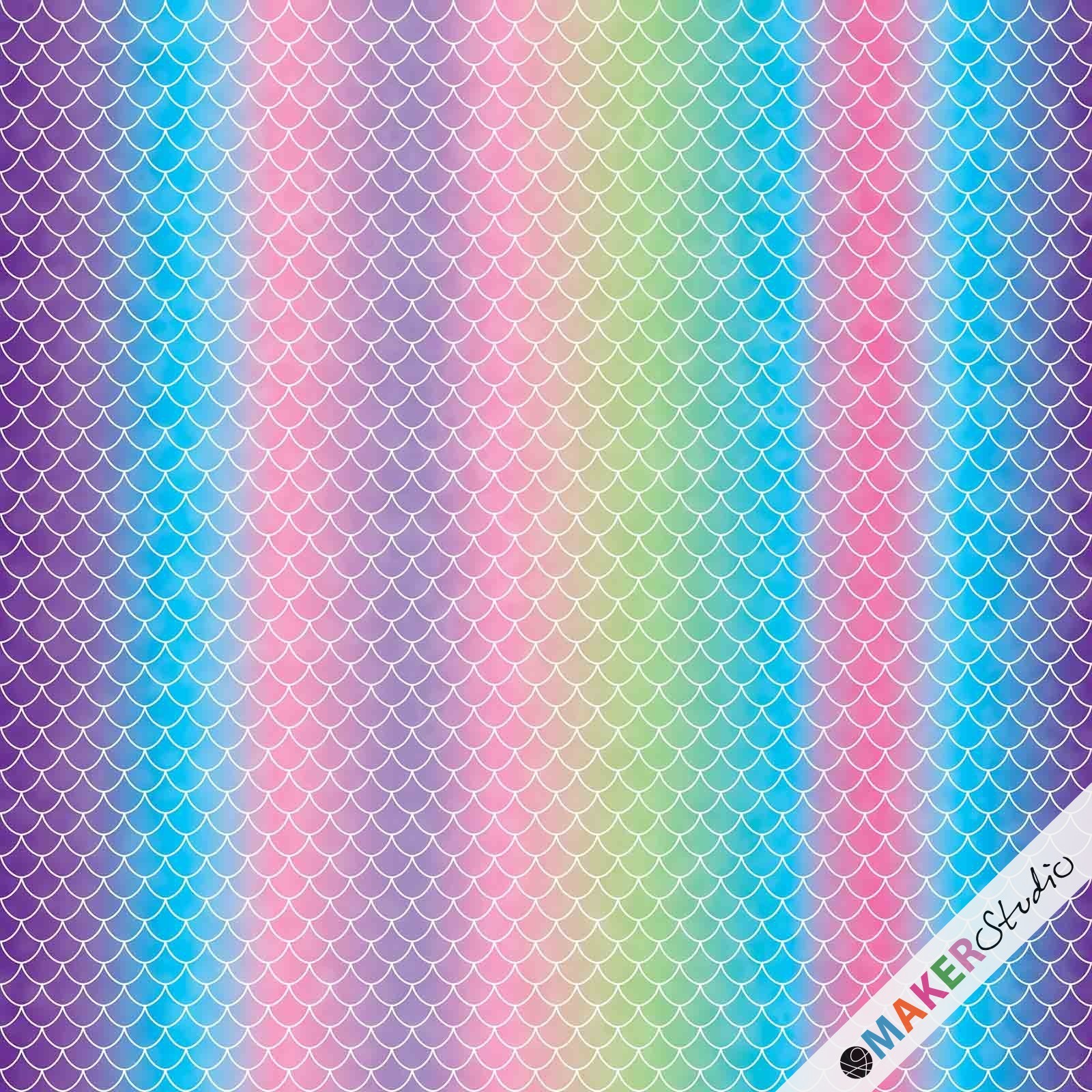Cricut Mermaid Rainbow Infusible Ink folie 4 ark