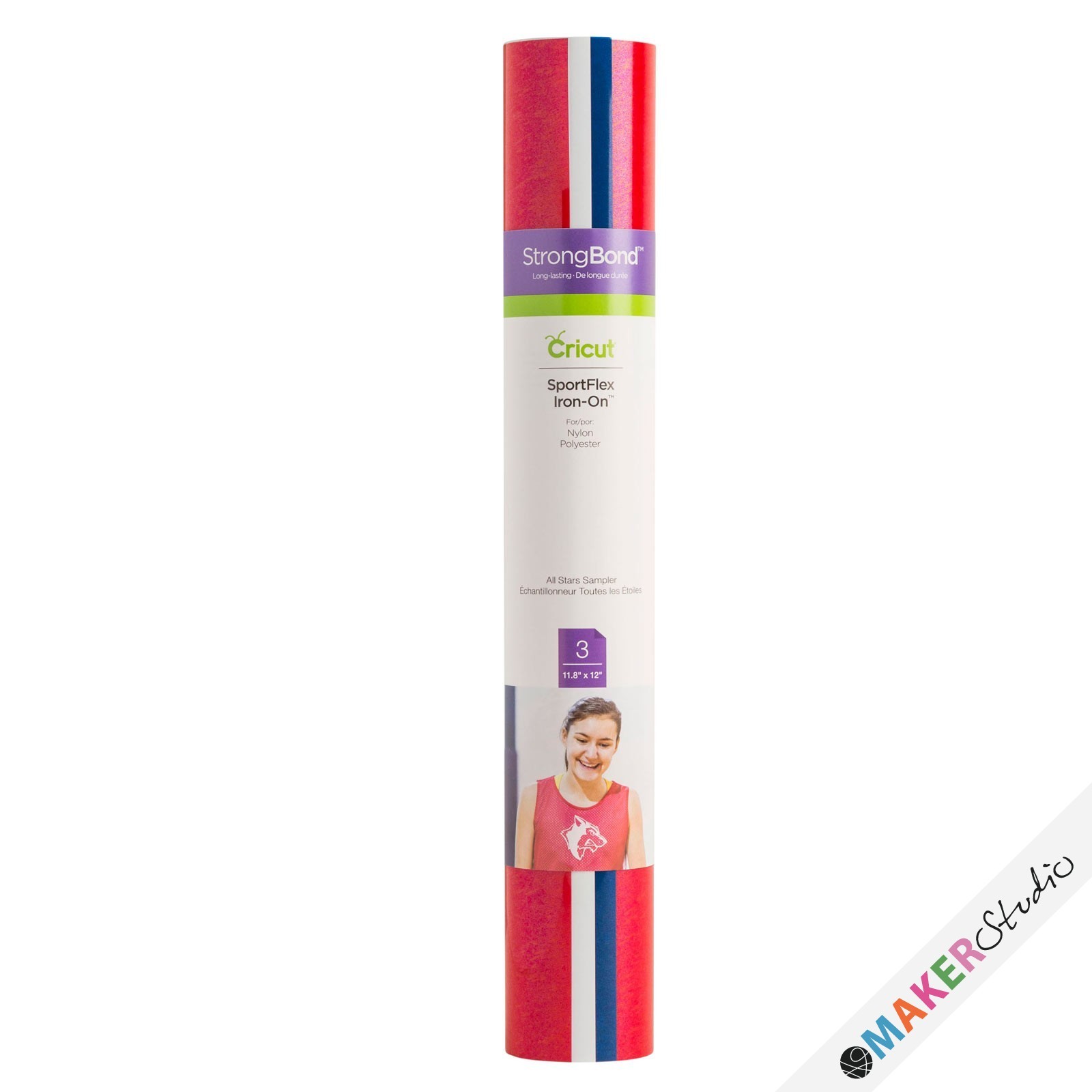 Cricut SportFlex Iron-On Sampler (All Stars) 3 ark