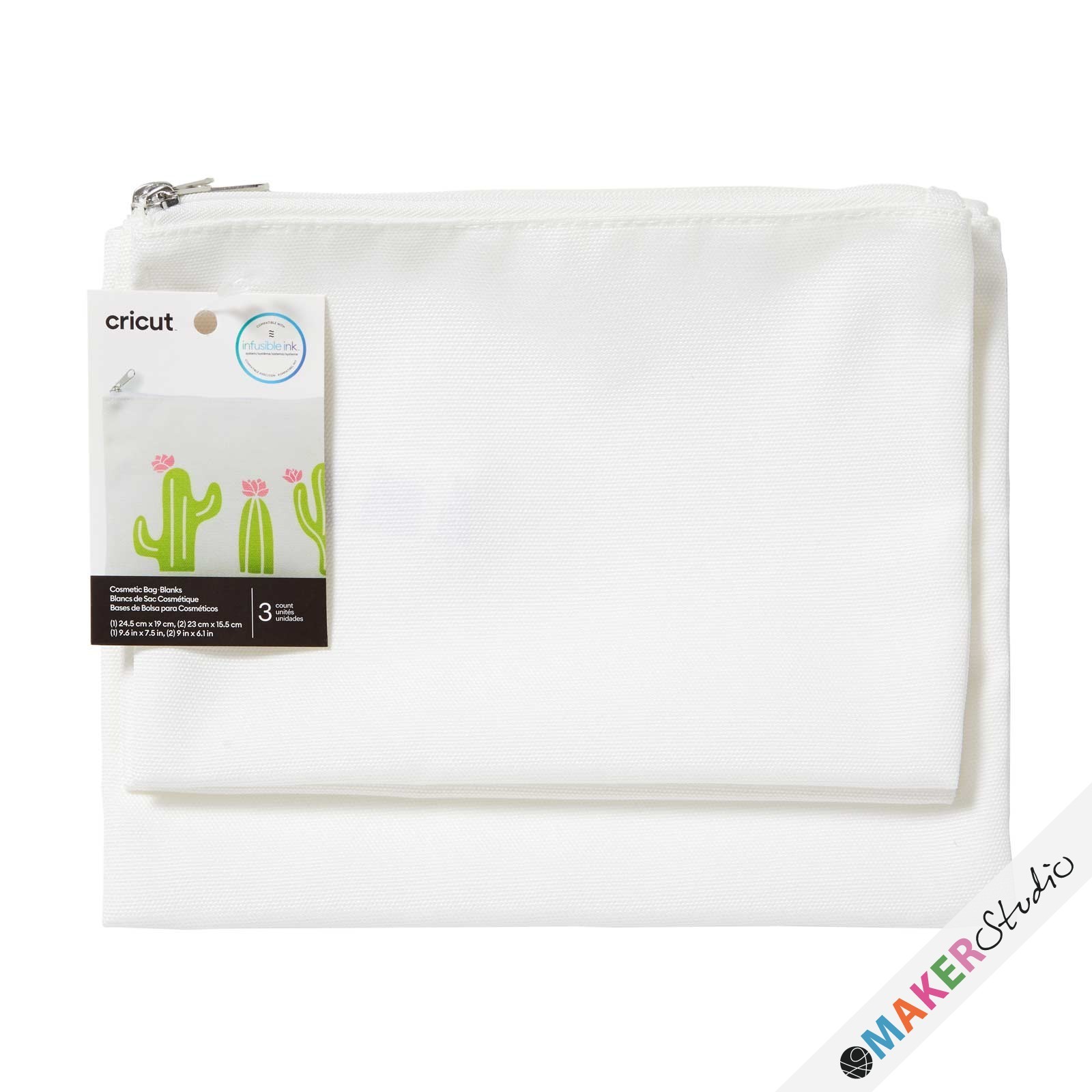 Cricut Cosmetic Bag 3 stk