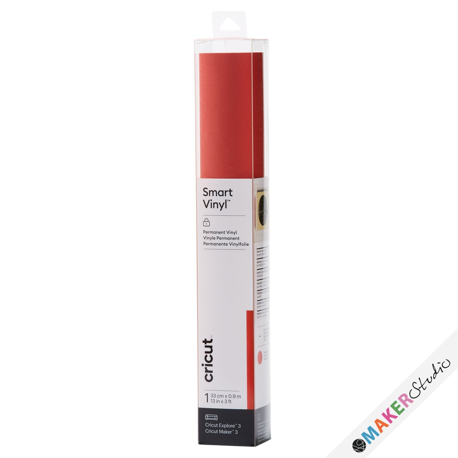 Cricut Smart Vinyl Permanent Shimmer Red