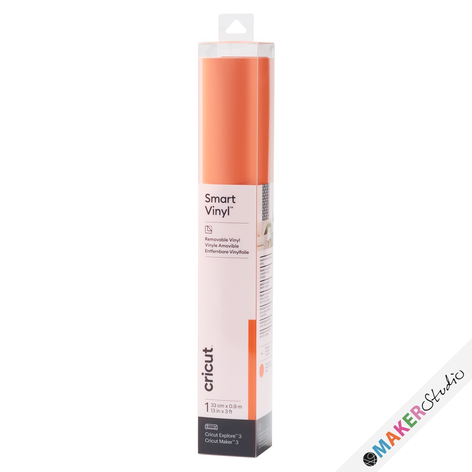 Cricut Smart Vinyl flytbar Orange