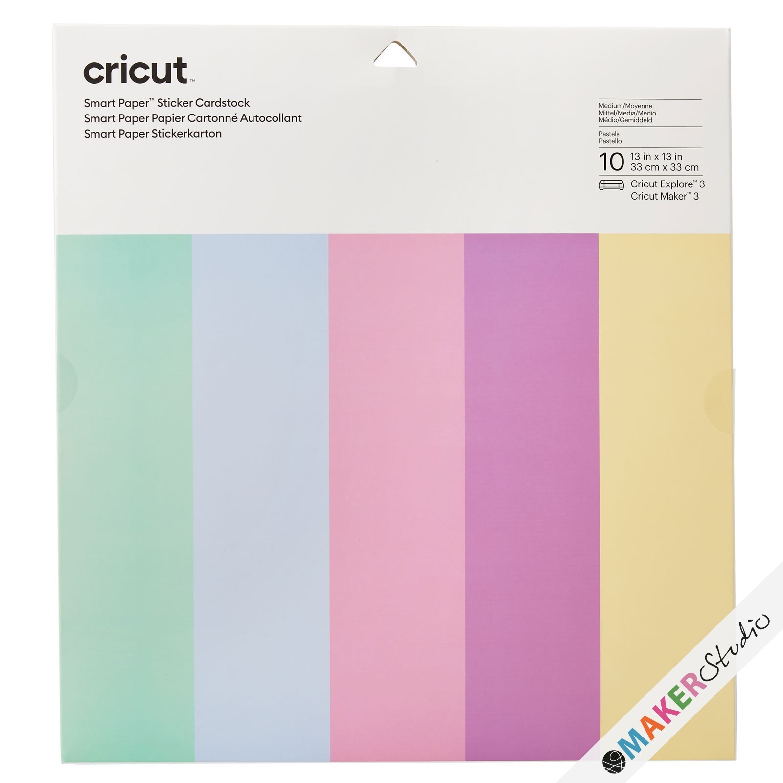 Smart klæbekarton Pastels
