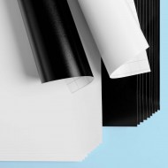 Cricut Premium sort og hvid Aftagelig Vinyl 20 ark