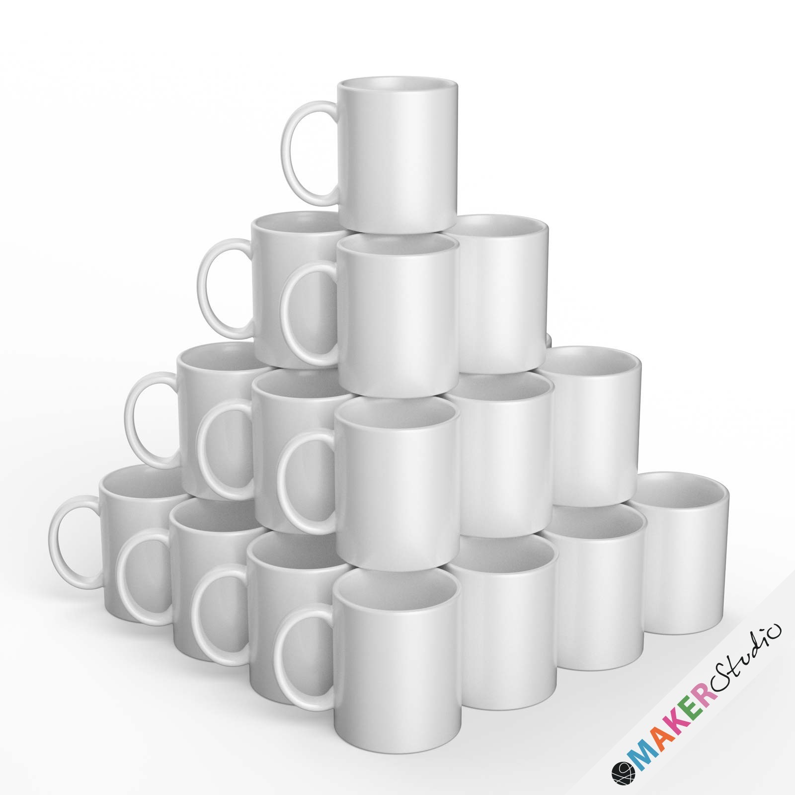 Cricut kop hvid 350ml (36 stk)