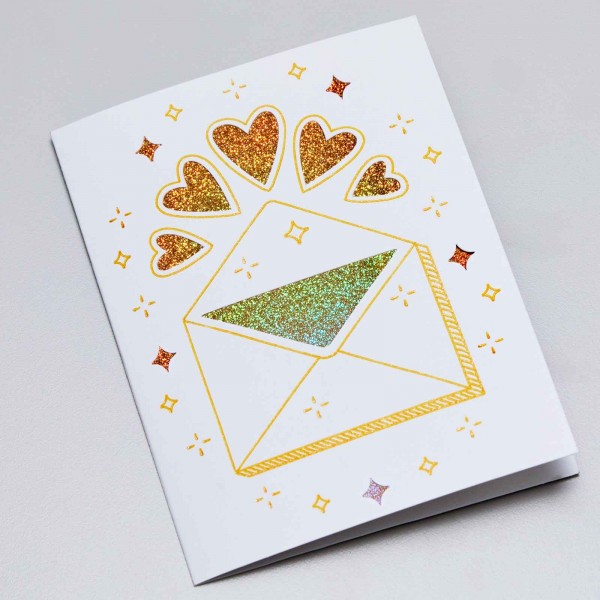 Cricut Pastel Cut-away Kort
