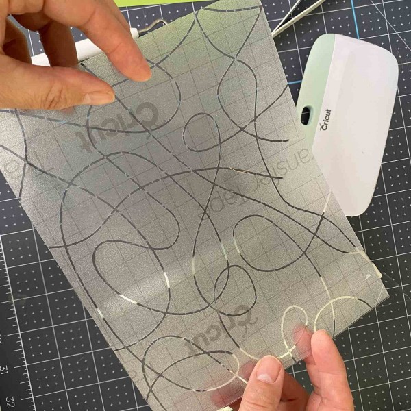 Cricut window cling Frosted