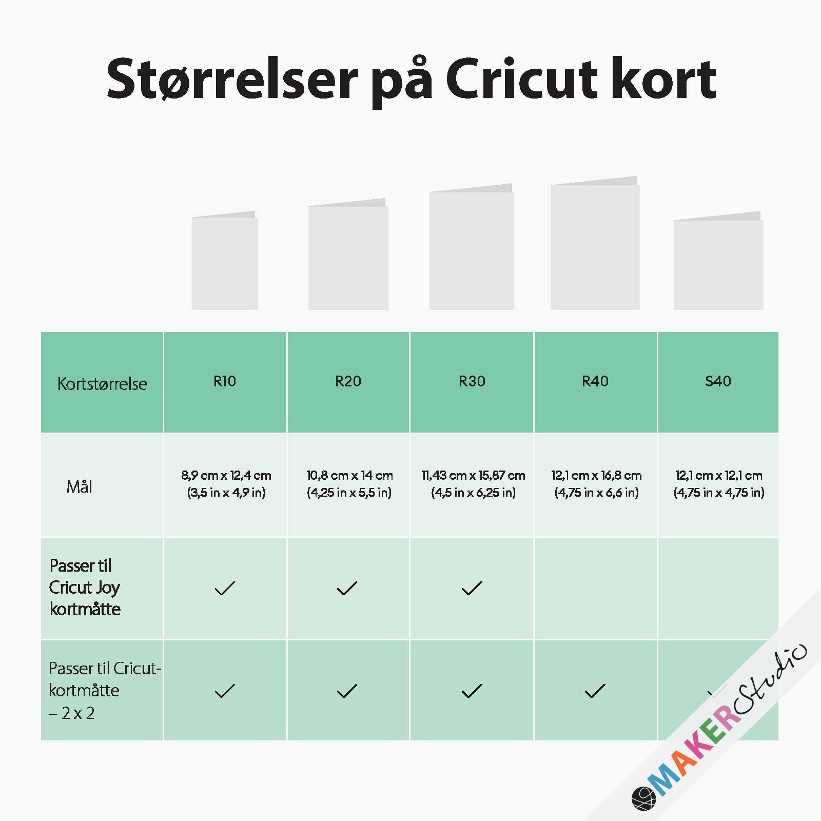 Cricut Rainbow Indstik Kort