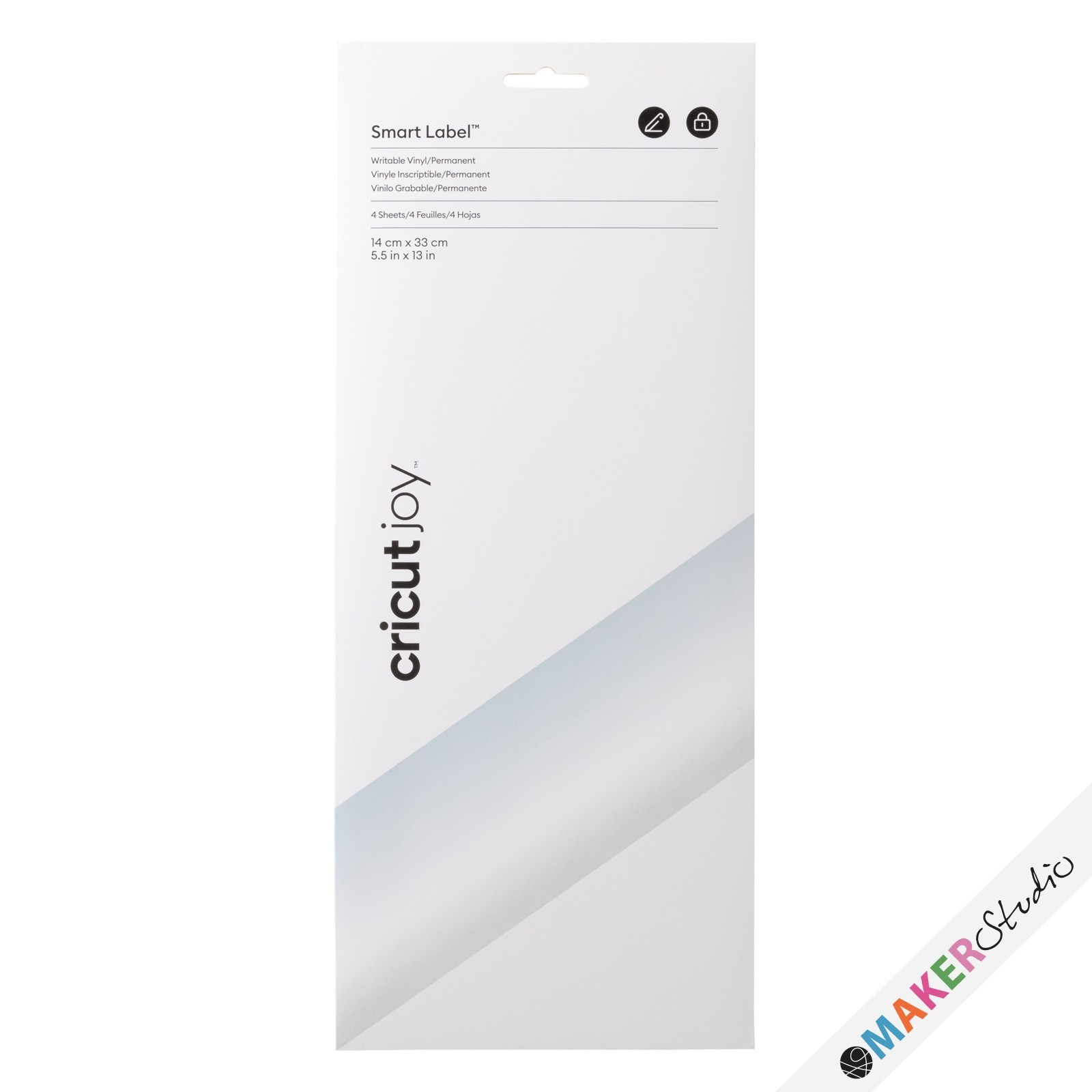 Cricut Joy Smart Label Aftagelig vinyl HVID