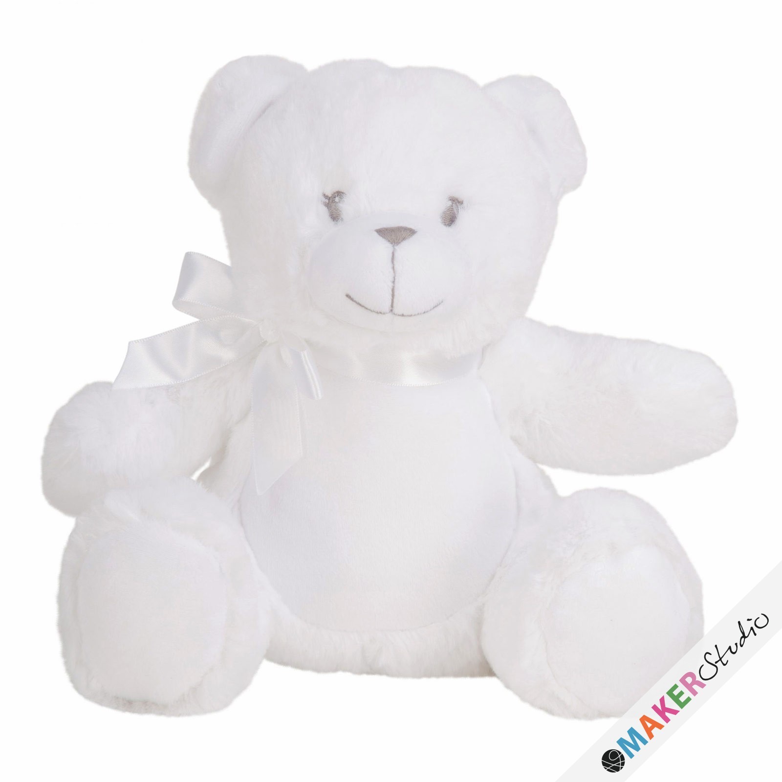 PrintMe Hvid Bamse