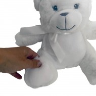 PrintMe Hvid Bamse