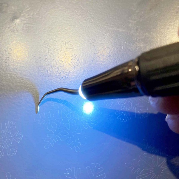 Stahls renseværktøj/weeder med LED lys