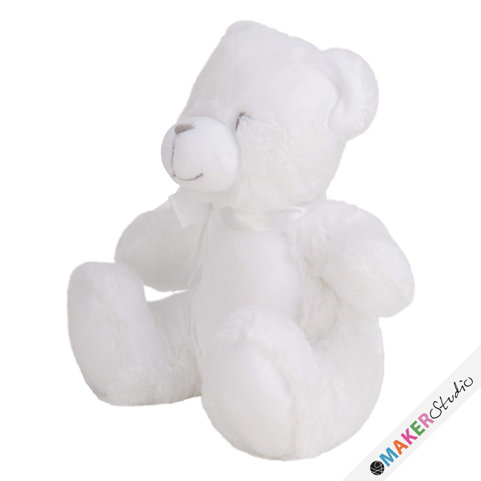 PrintMe Hvid Bamse