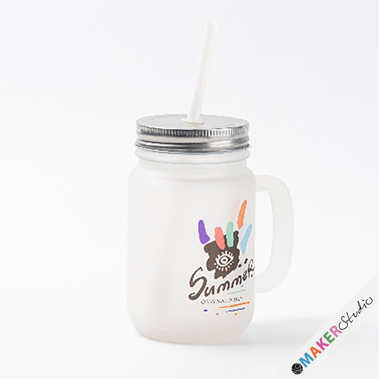 Mason Jar 350 ml FROSTED 4 stk