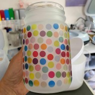 Mason Jar 350 ml FROSTED 4 stk