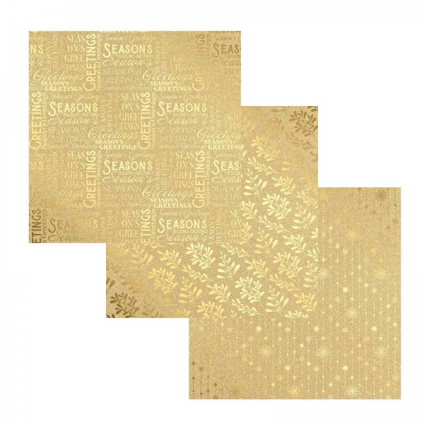 Julemotiver glitterkarton 24 ark