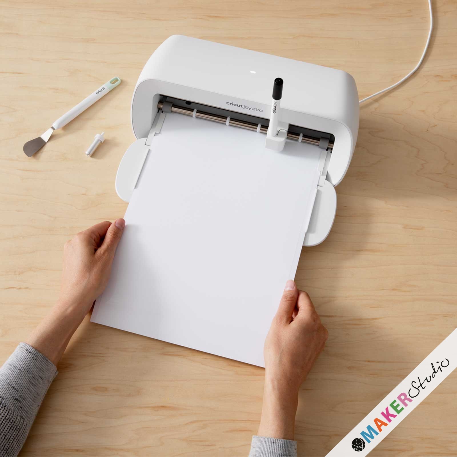 Cricut Joy Xtra Smart Label skrivbart aftagelig Vinyl HVID 3-pak