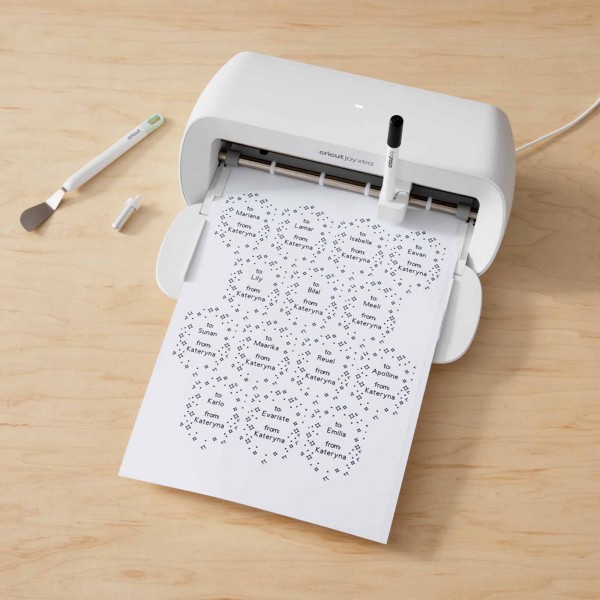 Cricut Joy Xtra Smart Label skrivbart aftagelig Vinyl HVID 3-pak