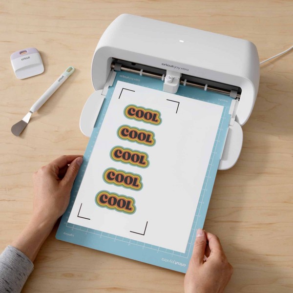 Cricut klistermærkepapir HVID A4 8stk