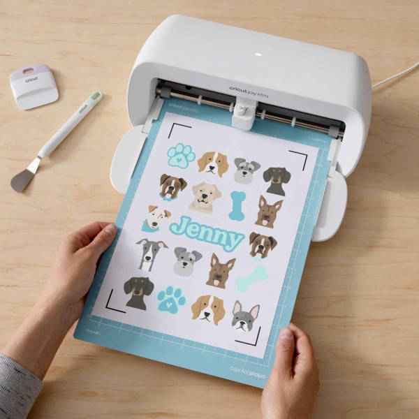 Cricut vandfast klistermærkeark Transparant Holographic A4 5stk