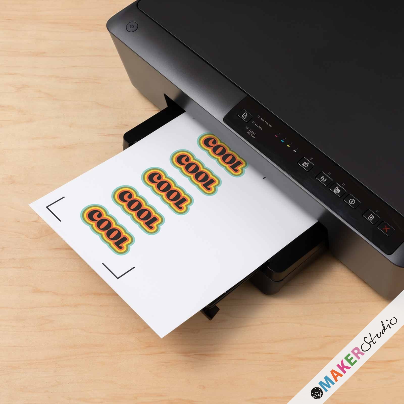 Cricut printbart vinyl HVID 12-pak A4