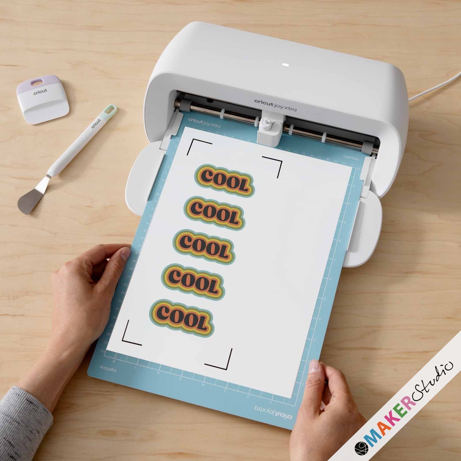 Cricut printbart vinyl HVID 12-pak A4
