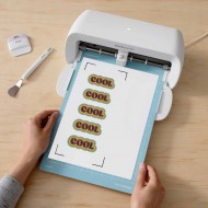 Cricut printbart vinyl HVID 12-pak A4