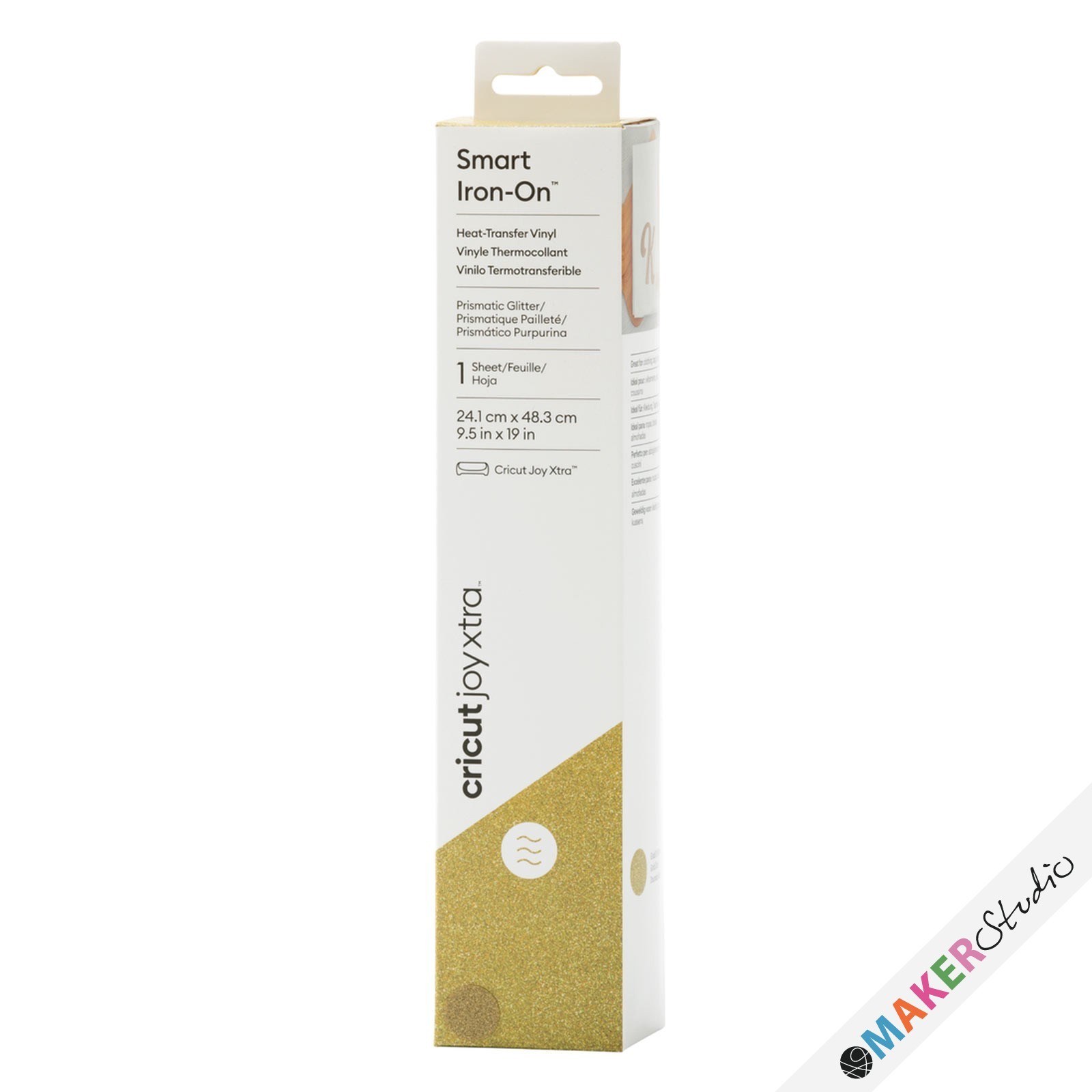 Cricut Joy Xtra Smart Iron-On glitter GULD